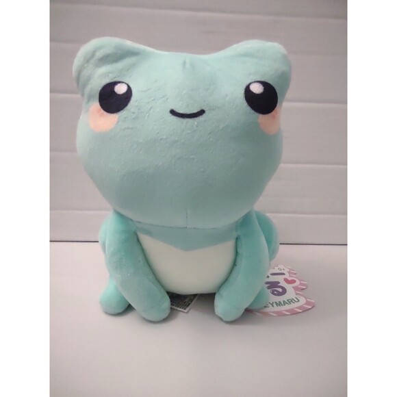 Honeymaru Kawaii Frog Plushie 8" New with Tags Super Soft - Picture 1 of 7